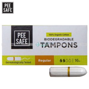 Pee Safe Organic Cotton Tampons (Regular)