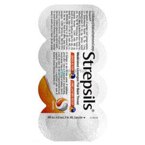 Strepsils Lozenges(Pack of 10 strips)