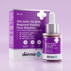 Derma Co 15% AHA + 1% BHA Beginner Face Peeling Solution