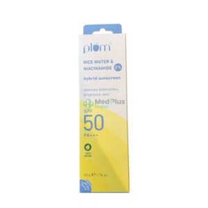 Plum Rice Water & 2%Niacinamide Hybrid Sunscreen spf 50