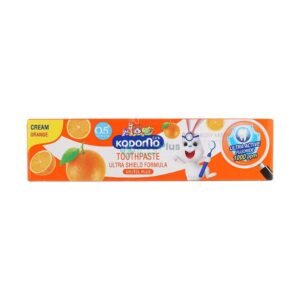 Kodomo Ultra Shield Formula Xylitol Plus Cream Orange Toothpaste 65g (Kids 0.5 Years Up)