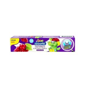 Kodomo Ultra Shield Formula Xylitol Plus Cream Grape Toothpaste 65g (Kids 0.5 Years Up)