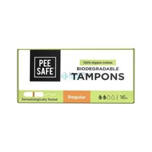 Pee Safe Organic Cotton Tampon (Regular) 16pcs