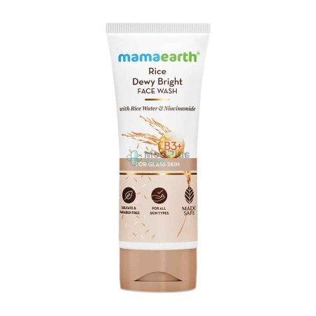 Mamaearth Rice Dewy Bright Face Wash
